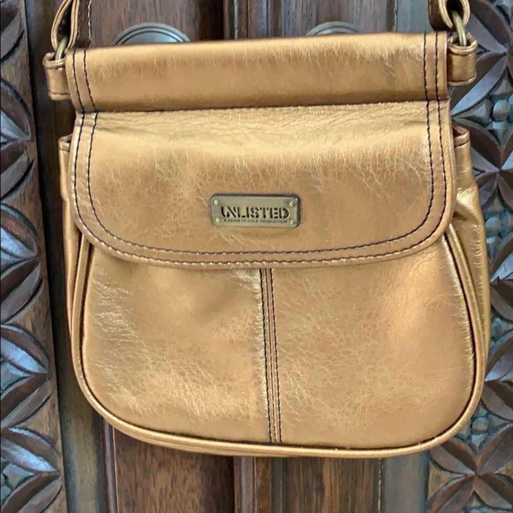 Bronze small crossbody bag